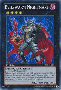 Evilswarm Nightmare [HA07-EN023] Super Rare | North Game Den