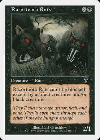 Razortooth Rats [Seventh Edition] | North Game Den