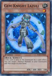 Gem-Knight Lazuli [HA07-EN039] Super Rare | North Game Den