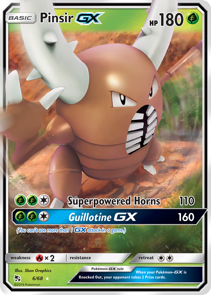 Pinsir GX (6/68) [Sun & Moon: Hidden Fates] | North Game Den