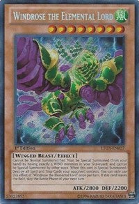 Windrose the Elemental Lord [LTGY-EN037] Secret Rare | North Game Den