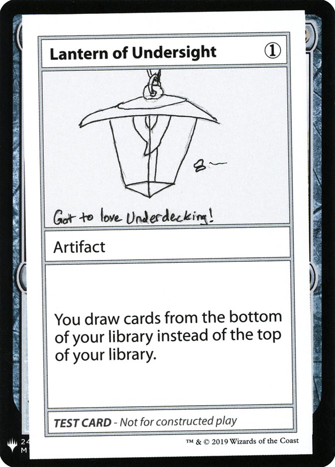 Lantern of Undersight [Mystery Booster Playtest Cards] | North Game Den