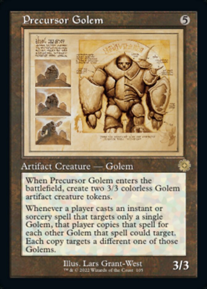 Precursor Golem (Retro Schematic) [The Brothers' War Retro Artifacts] | North Game Den