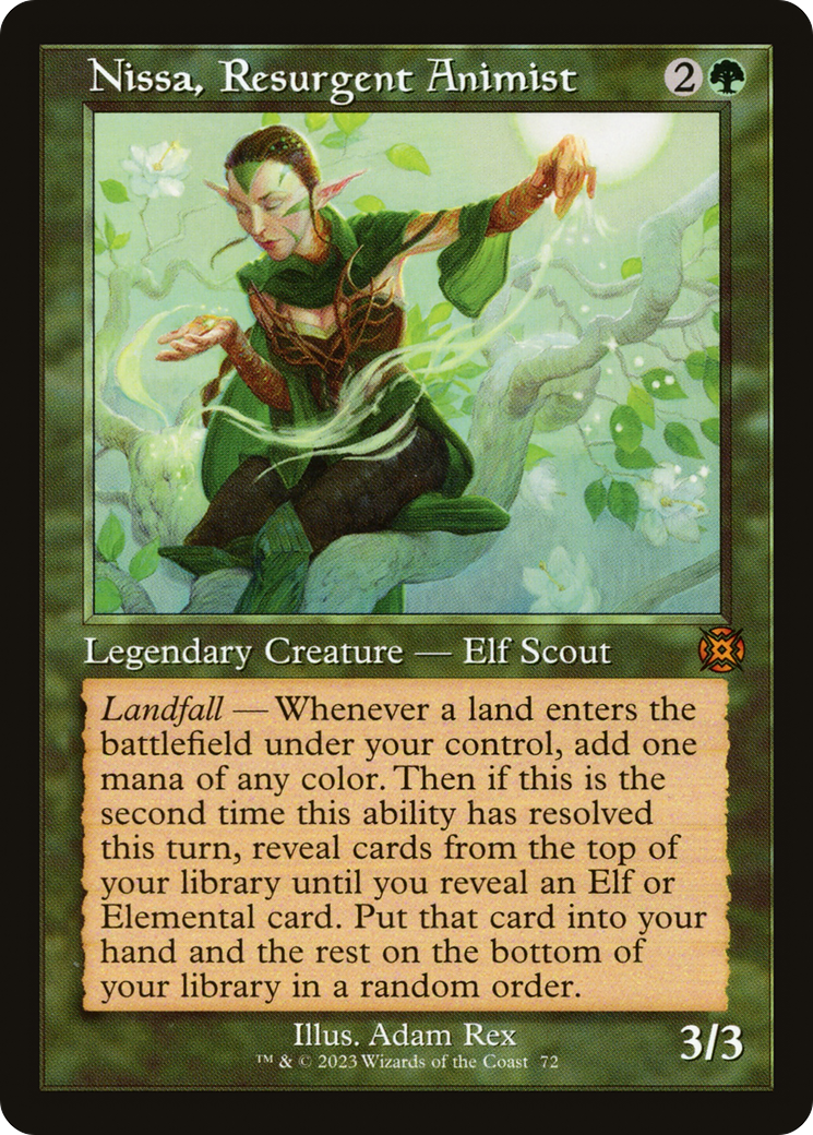 Nissa, Resurgent Animist (Retro) [March of the Machine: The Aftermath] | North Game Den