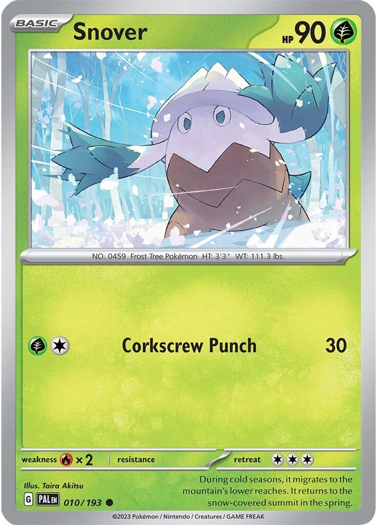 Snover (010/193) [Scarlet & Violet: Paldea Evolved] | North Game Den