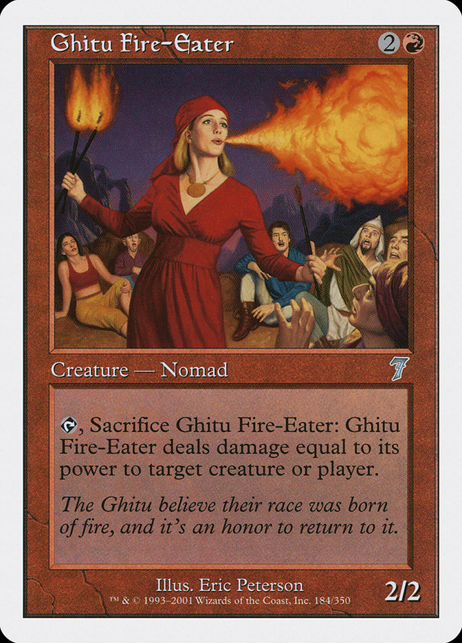 Ghitu Fire-Eater [Seventh Edition] | North Game Den