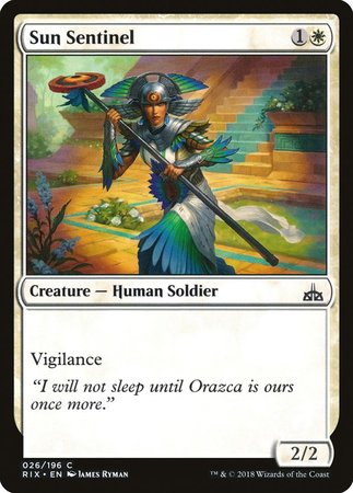 Sun Sentinel [Rivals of Ixalan] | North Game Den