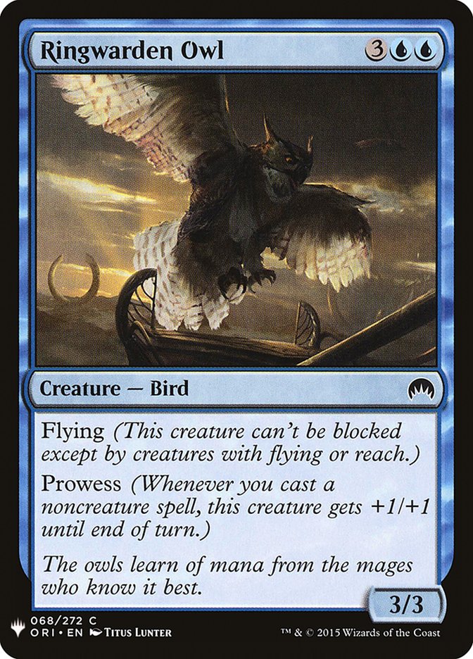 Ringwarden Owl [Mystery Booster] | North Game Den