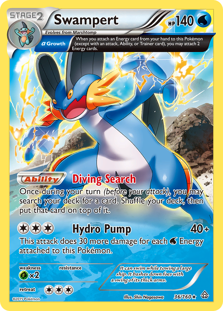 Swampert (36/160) [XY: Primal Clash] | North Game Den