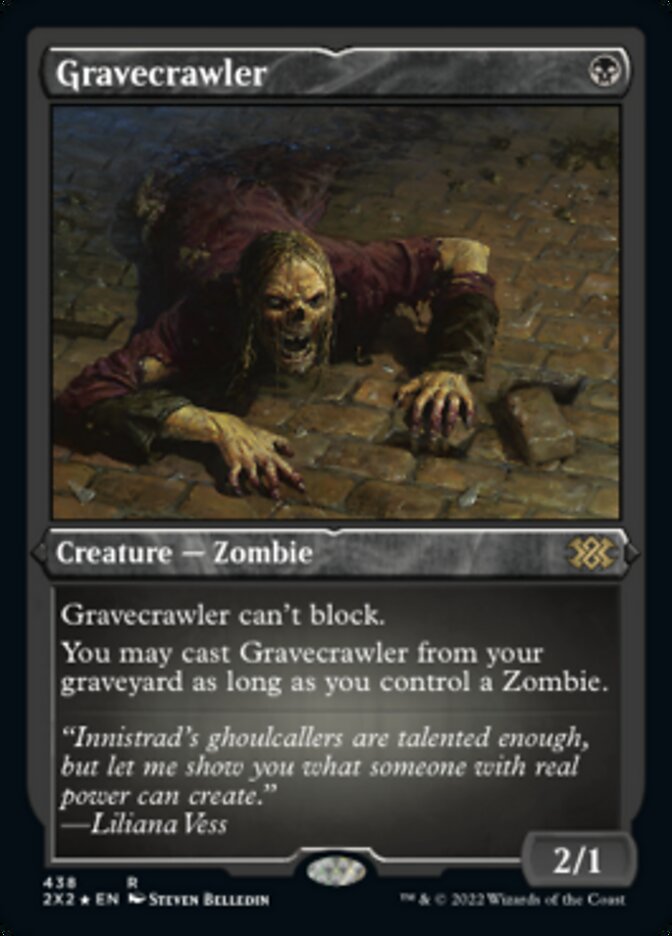 Gravecrawler (Foil Etched) [Double Masters 2022] | North Game Den