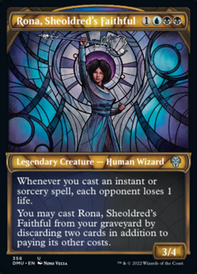 Rona, Sheoldred's Faithful (Showcase Textured) [Dominaria United] | North Game Den