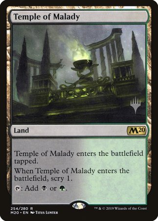 Temple of Malady [Core Set 2020 Promos] | North Game Den
