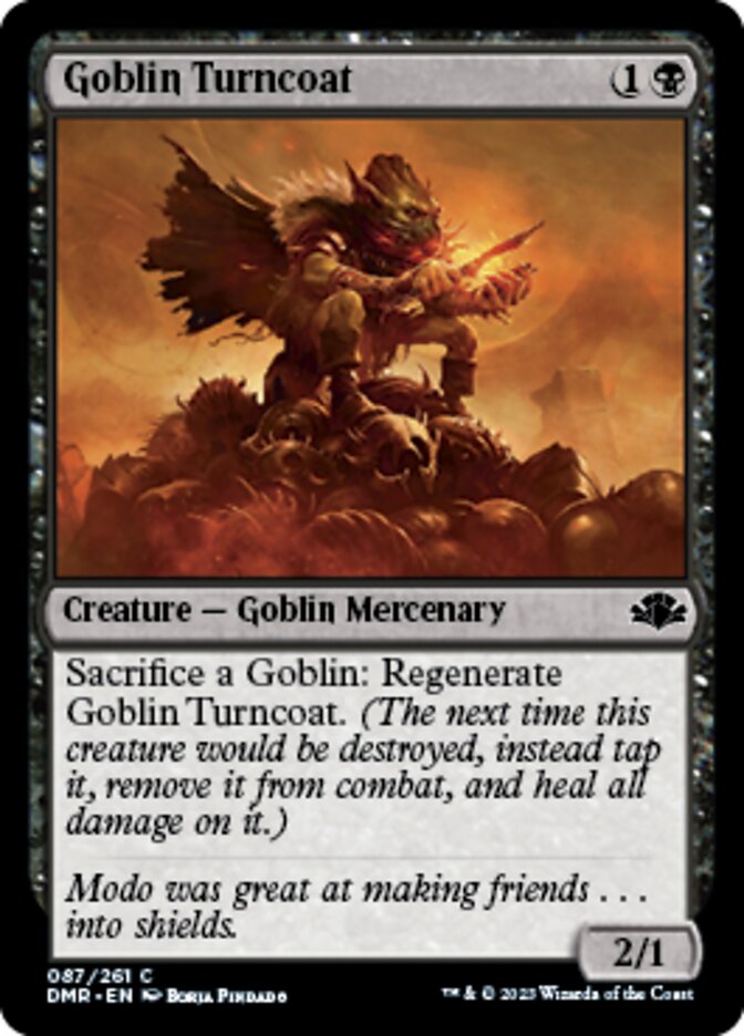 Goblin Turncoat [Dominaria Remastered] | North Game Den