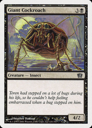 Giant Cockroach [Eighth Edition] | North Game Den