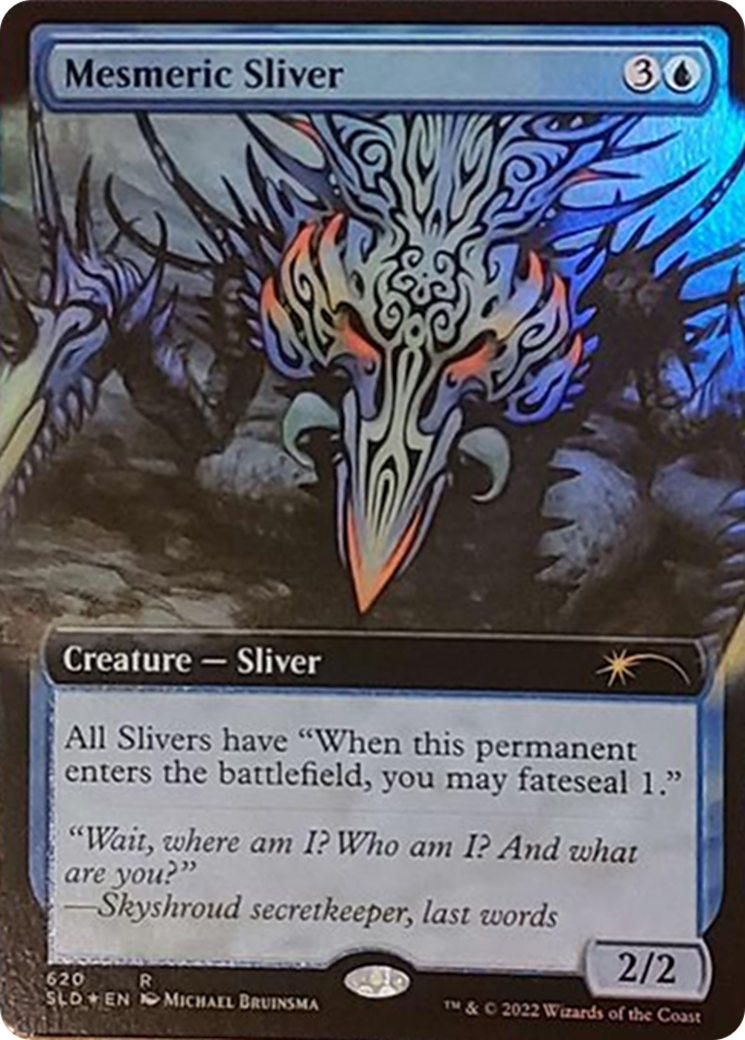 Mesmeric Sliver (Extended Art) [Secret Lair Drop Series] | North Game Den