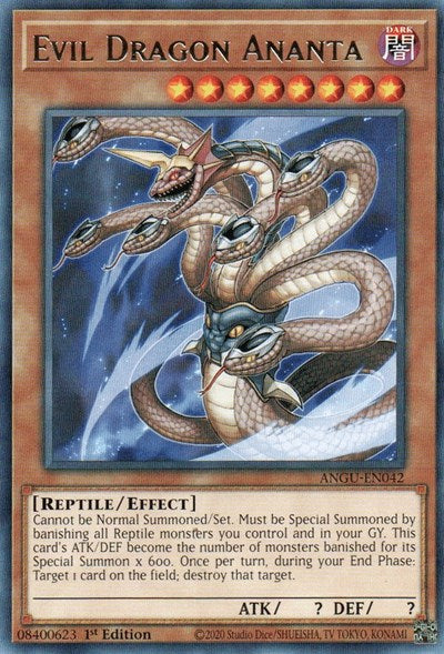 Evil Dragon Ananta (Rare) [ANGU-EN042] Rare | North Game Den