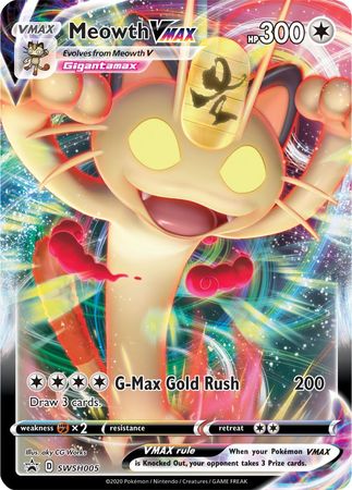 Meowth VMAX (SWSH005) [Sword & Shield: Black Star Promos] | North Game Den