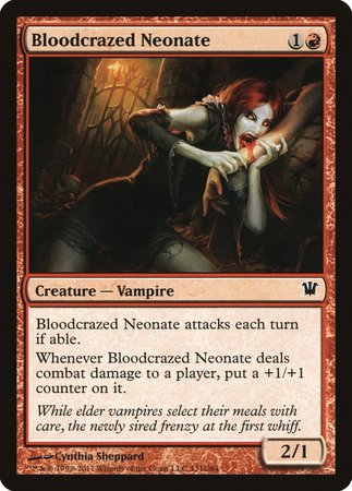 Bloodcrazed Neonate [Innistrad] | North Game Den