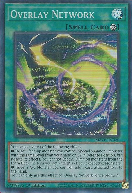 Overlay Network [MAZE-EN020] Super Rare | North Game Den