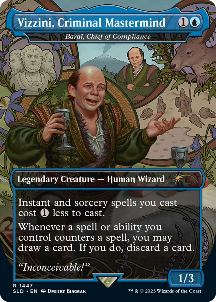 Vizzini, Criminal Mastermind - Baral, Chief of Compliance [Secret Lair Drop Series] | North Game Den