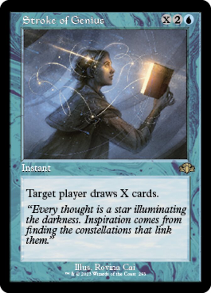 Stroke of Genius (Retro) [Dominaria Remastered] | North Game Den