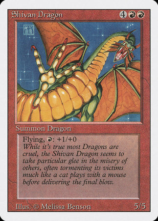 Shivan Dragon [Revised Edition] | North Game Den