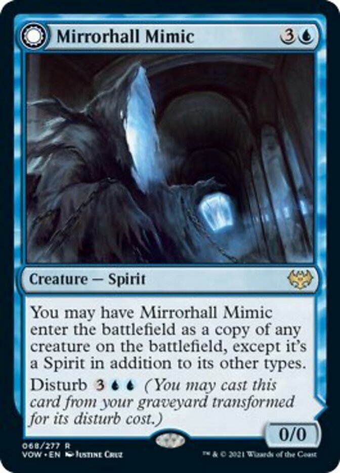 Mirrorhall Mimic // Ghastly Mimicry [Innistrad: Crimson Vow] | North Game Den