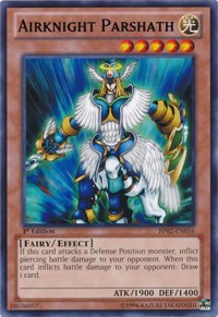 Airknight Parshath [BP02-EN016] Rare | North Game Den