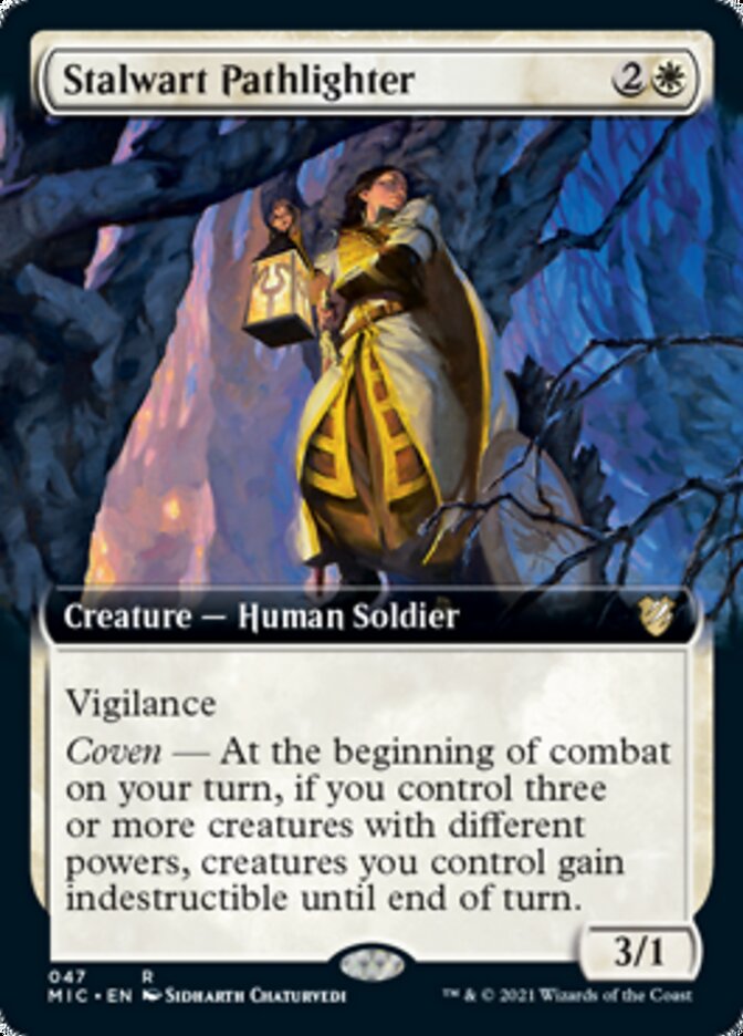 Stalwart Pathlighter (Extended) [Innistrad: Midnight Hunt Commander] | North Game Den