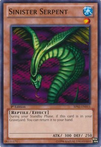 Sinister Serpent [BP02-EN015] Common | North Game Den