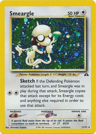 Smeargle (11/75) [Neo Discovery Unlimited] | North Game Den