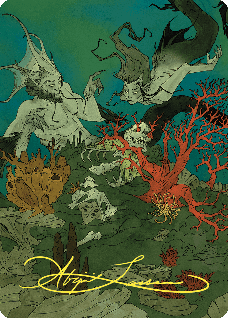 Curiosity Art Card (Gold-Stamped Signature) [Wilds of Eldraine Art Series] | North Game Den