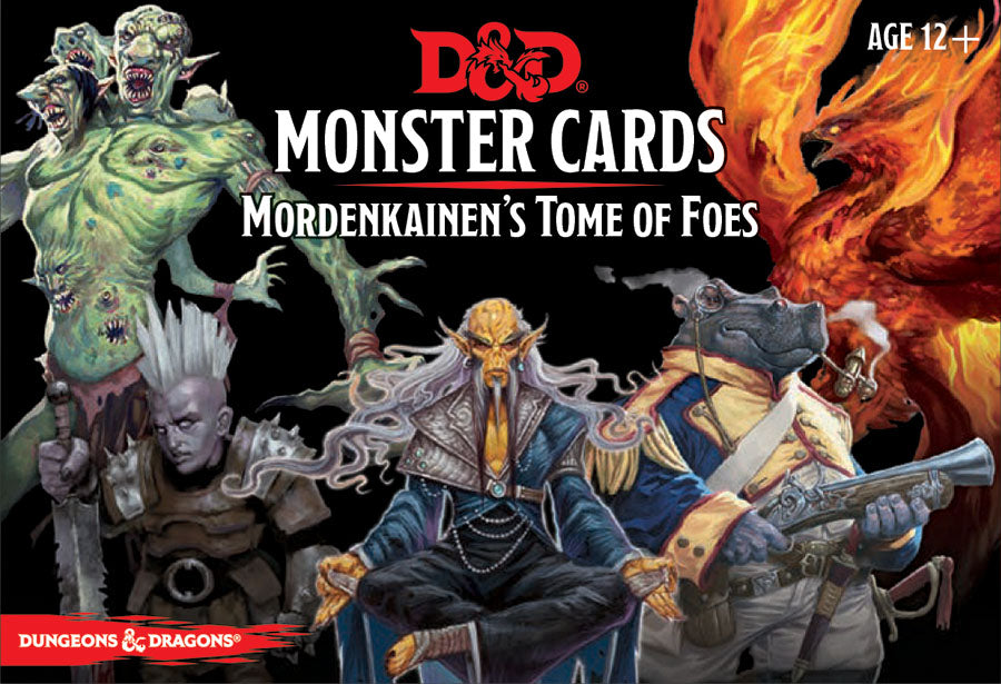 Dungeons and Dragons RPG: Monster Cards - Mordenkainen`s Tome of Foes (109 cards) | North Game Den