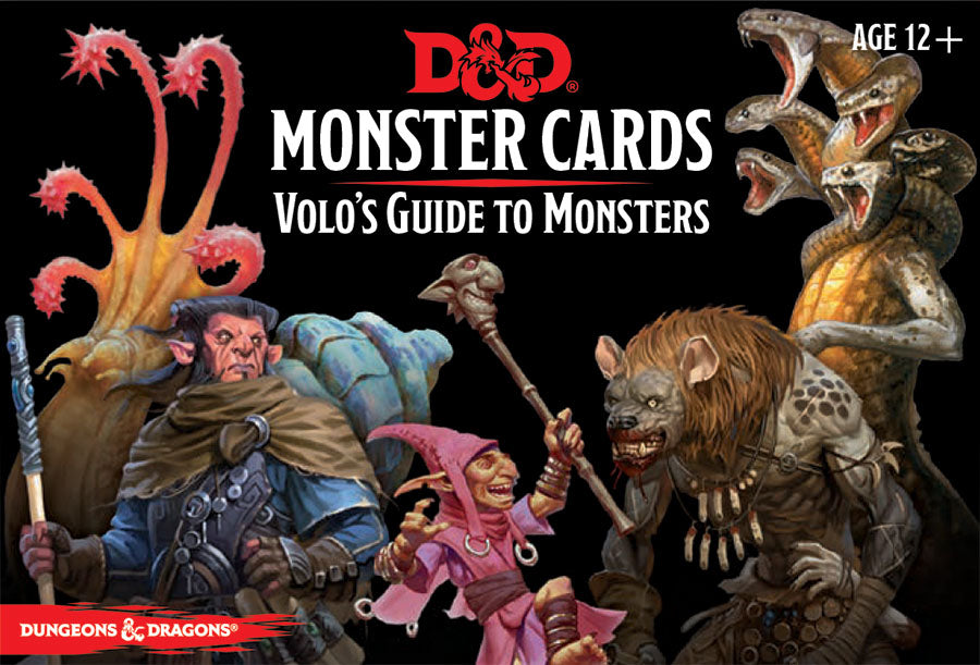 Dungeons and Dragons RPG: Monster Cards - Volo`s Guide to Monsters (81 cards) | North Game Den