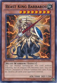 Beast King Barbaros [BP02-EN080] Rare | North Game Den