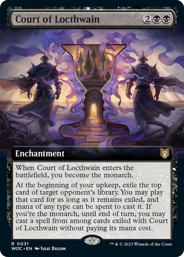 Court of Locthwain (Extended Art) [Wilds of Eldraine Commander] | North Game Den