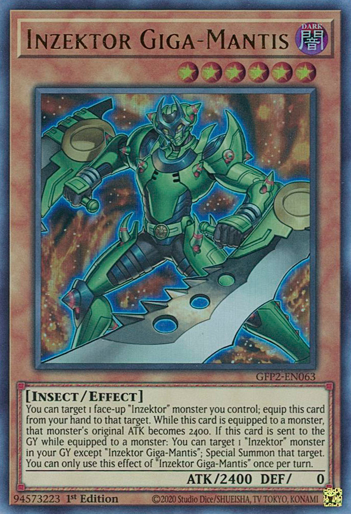 Inzektor Giga-Mantis [GFP2-EN063] Ultra Rare | North Game Den