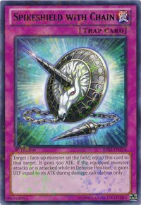 Spikeshield with Chain [BP02-EN214] Mosaic Rare | North Game Den