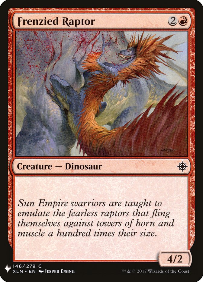Frenzied Raptor [Mystery Booster] | North Game Den