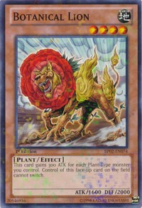 Botanical Lion [BP02-EN074] Mosaic Rare | North Game Den
