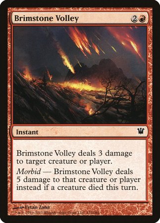 Brimstone Volley [Innistrad] | North Game Den