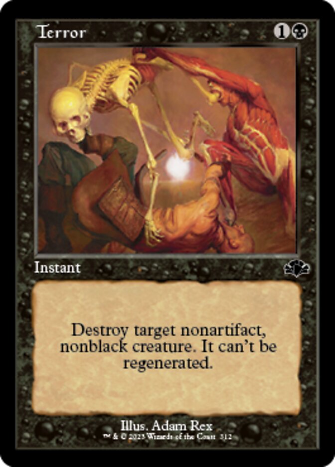 Terror (Retro) [Dominaria Remastered] | North Game Den