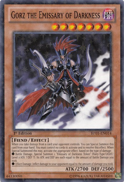 Gorz the Emissary of Darkness [BP01-EN014] Starfoil Rare | North Game Den