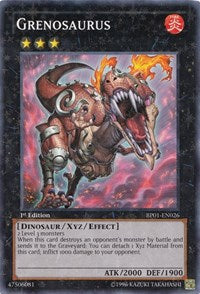 Grenosaurus [BP01-EN026] Starfoil Rare | North Game Den