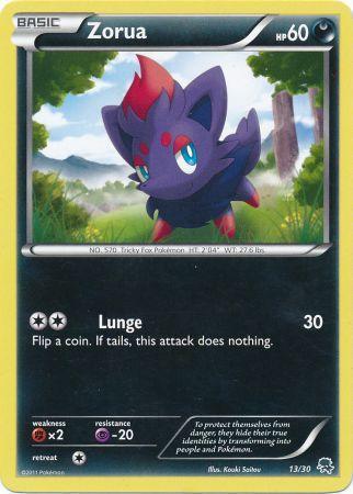 Zorua (13/30) [Black & White: Trainer Kit - Zoroark] | North Game Den