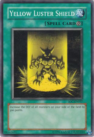 Yellow Luster Shield [IOC-EN037] Common | North Game Den