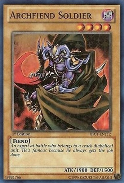 Archfiend Soldier [BP01-EN112] Starfoil Rare | North Game Den