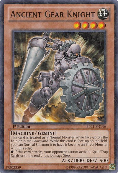 Ancient Gear Knight [BP01-EN146] Starfoil Rare | North Game Den