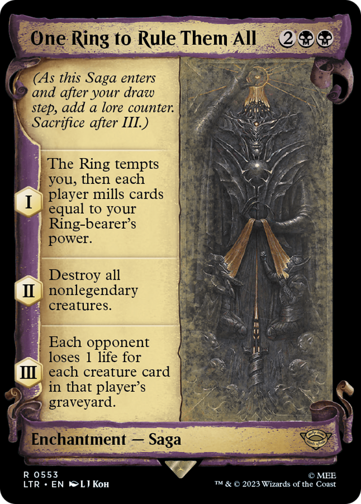 One Ring to Rule Them All [The Lord of the Rings: Tales of Middle-Earth Showcase Scrolls] | North Game Den