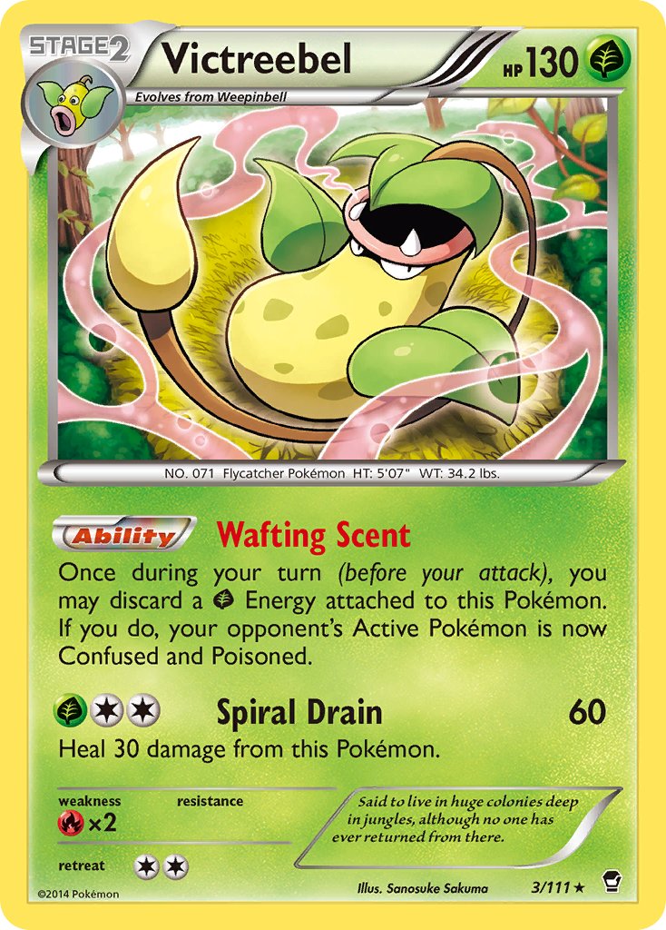 Victreebel (3/111) (Theme Deck Exclusive) [XY: Furious Fists] | North Game Den